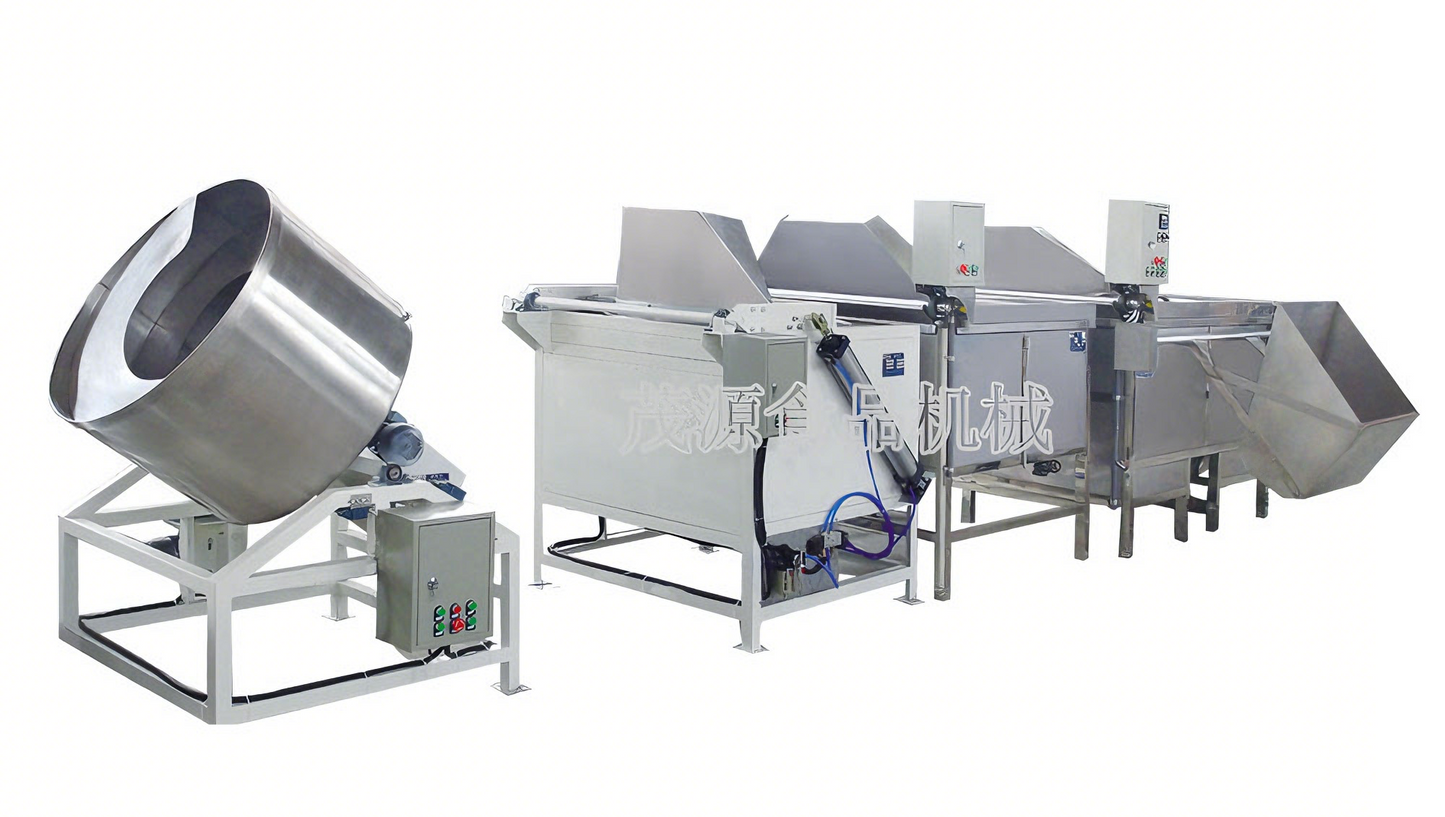 Gas Heating Peanut Frying Machine