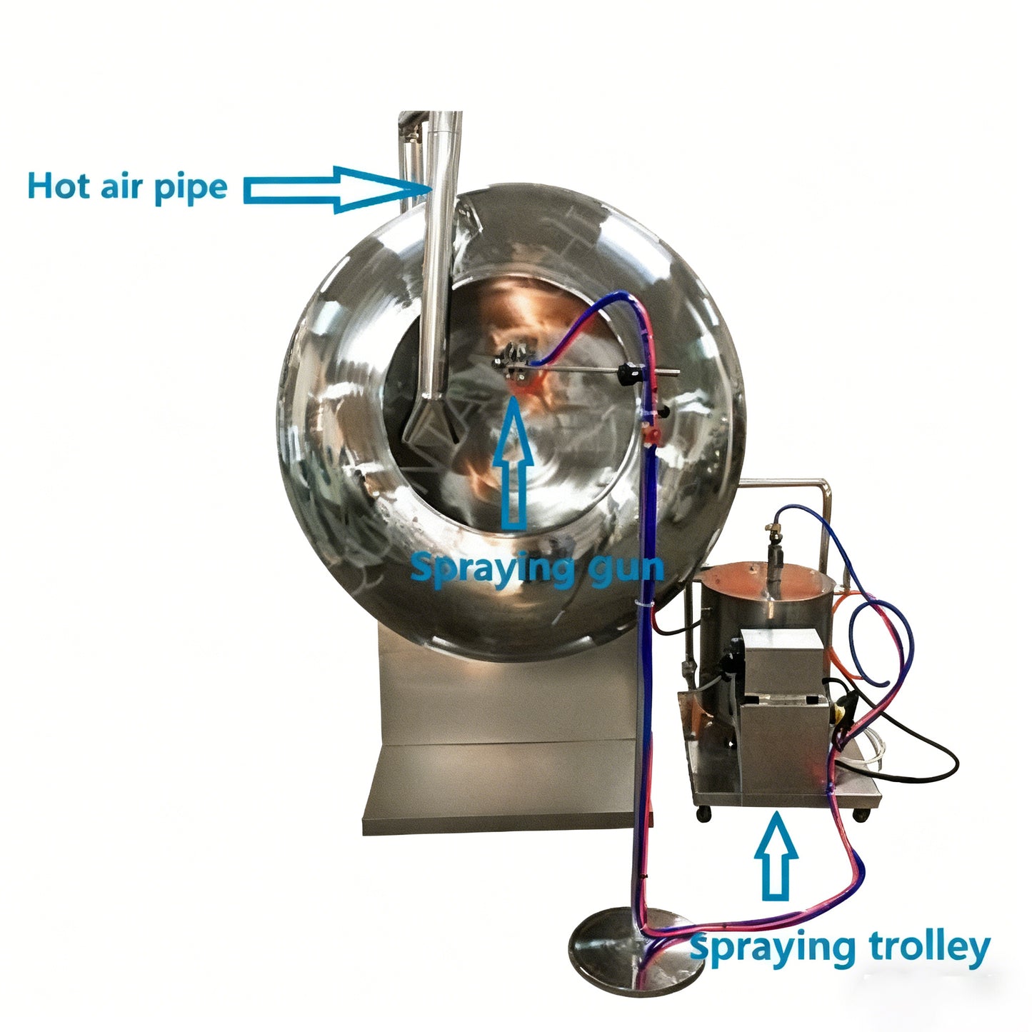 Sugar coating pot machine