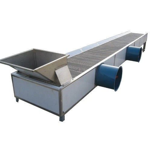 Stainless steel belt cooler