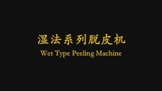 DTJ wet peeling machine