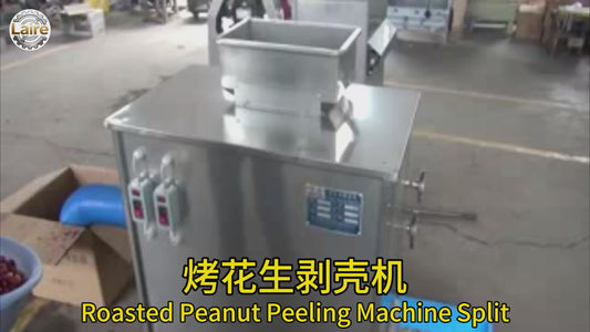 Milky white peanut peeling machine