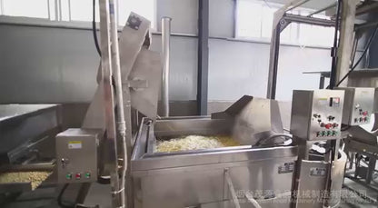 Gas Heating Peanut Frying Machine